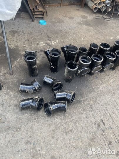 Чугун канализация тройник, отвод, ревизия