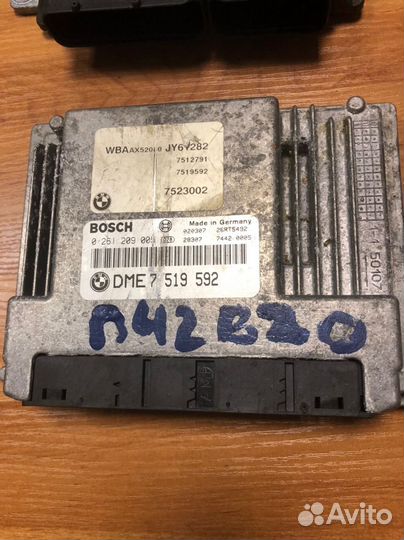 Блок управления двигателем BMW E46 318 2.0