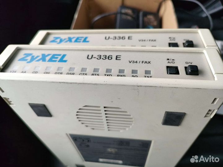 Ретро модем ZyXel U-1496E/ U-336E и Motorola 3266