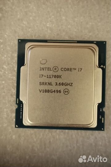 Процессор intel core i7 11700 k