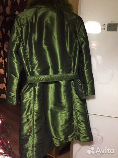 Пуховик женский 46-48 размер бу состояние отличное