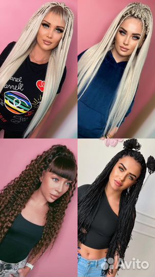 Косы с канекалоном, брейды, афрокосы,де дреды