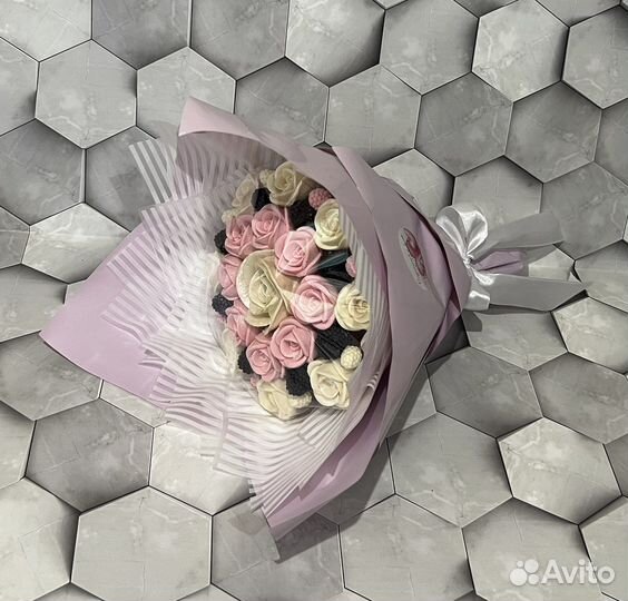 Букеты из шоколада,ручная работа