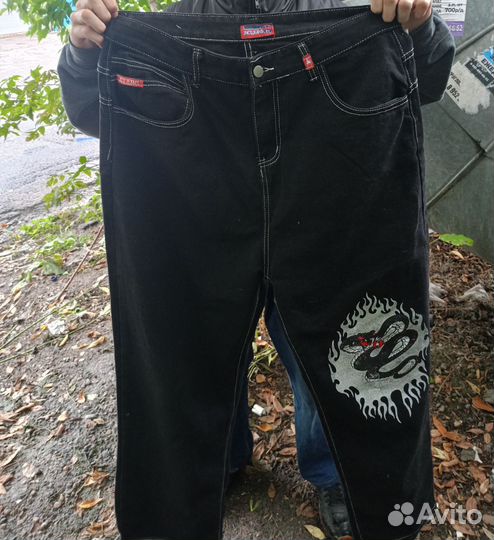 Джинсы широкие jnco