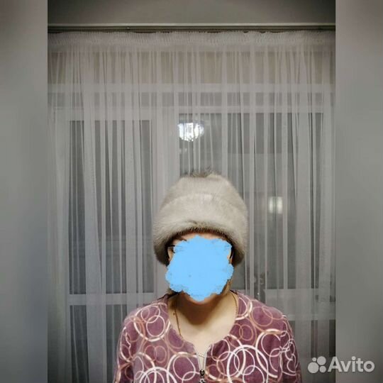 Шапка норковая женская р-р 54-56