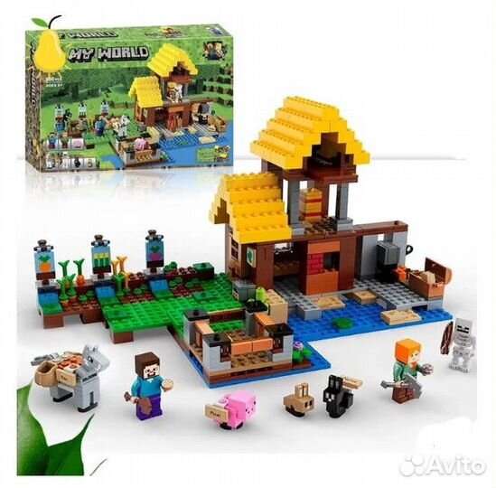 Конструктор Майнкрафт Фермерский домик 560 дет