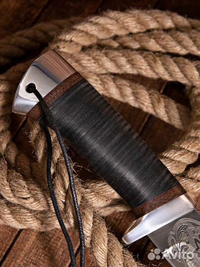 Охотничий нож с гравировкой 95Х18 Волк