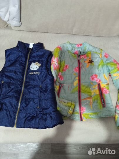 Верхняя одежда для девочки пакетом 116-122