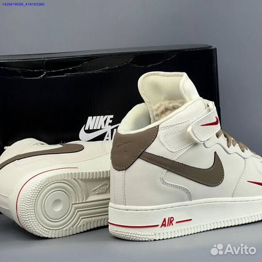 Кроссовки Nike Air Force 1 High (с мехом) (Арт.49164)