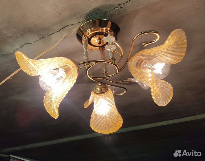 Люстры б/у