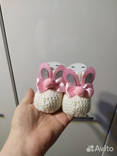 Пинетки для девочки нарядные