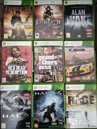 Диски для xbox 360 лицензии б/у
