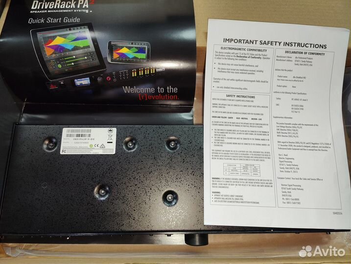 Dbx driverack pa2 оригинал