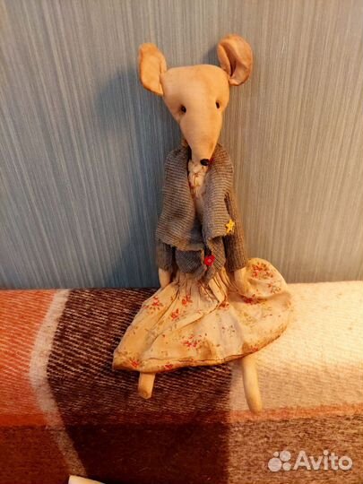 Мышь в стиле Кукла тильда