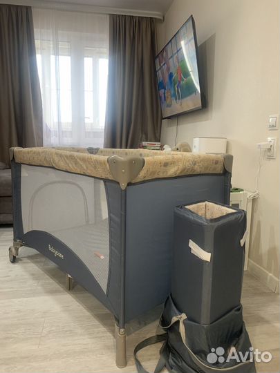 Детская кровать манеж