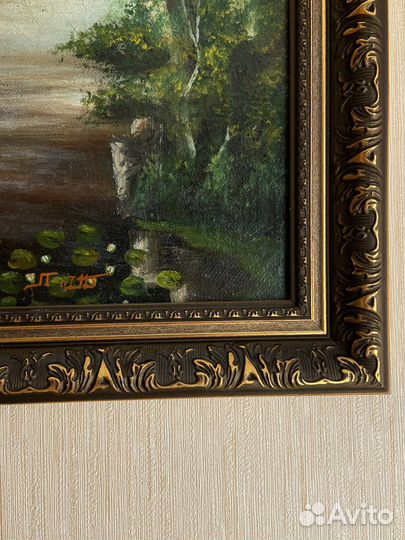 Картина Сосны у воды