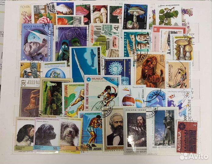 Почтовые марки 243шт