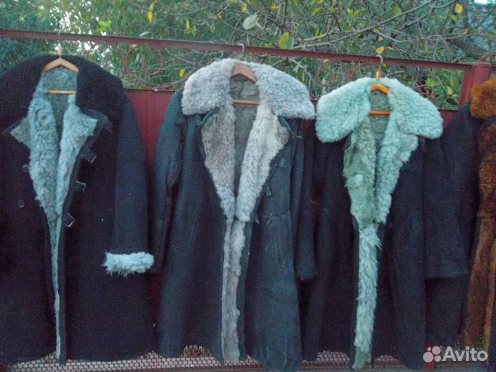 Тулуп бекеша армейский из овчины СССР