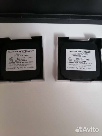 Палетки для скульптурирования лица Chanel