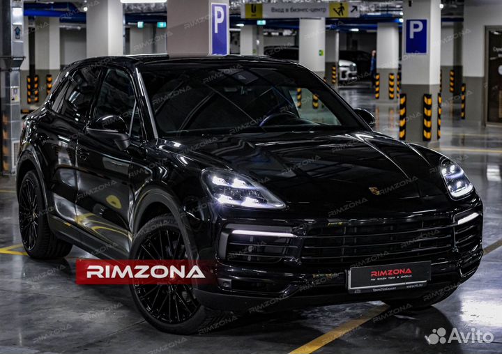 Кованые диски R21 на Porsche Cayenne
