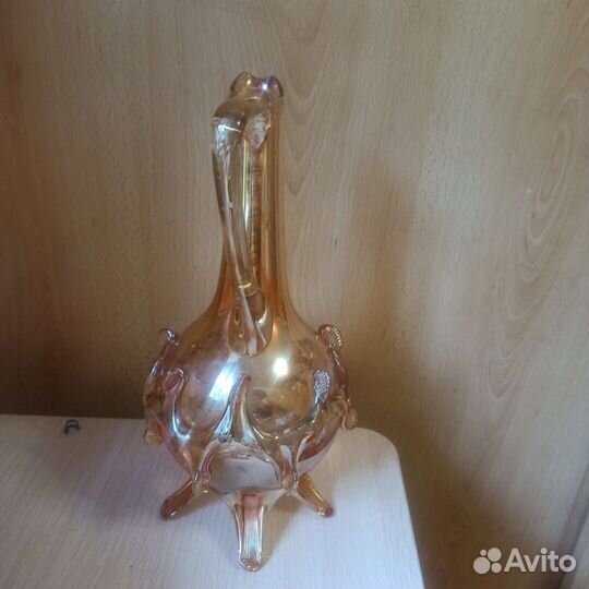 Кувшин для вина радужное стекло винтаж
