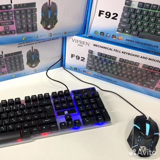 Клавиатура и мышь с подсветкой