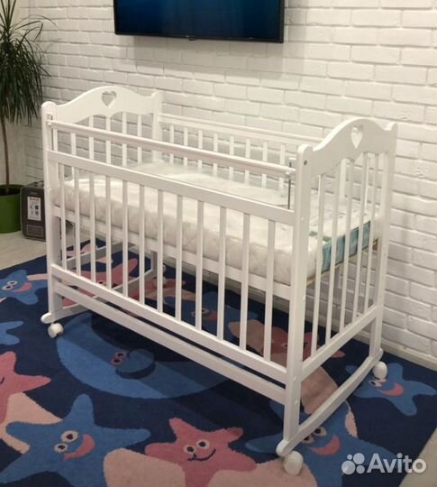 Кроватка-качалка incanto sofi