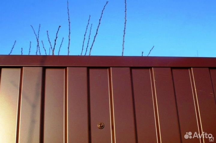 Забор из профнастила