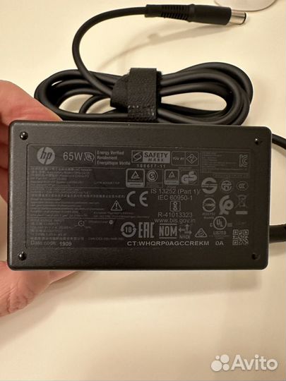 Зарядное устройство для ноутбука hp, 65w