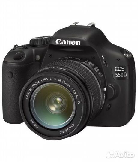 Зеркальный фотоаппарат canon 550d с объективом