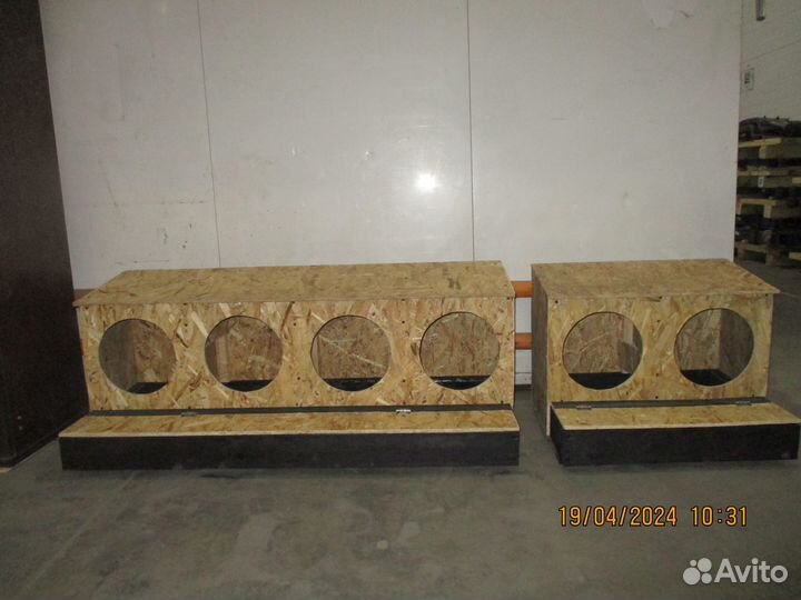 Гнездо для кур с яйцесборником