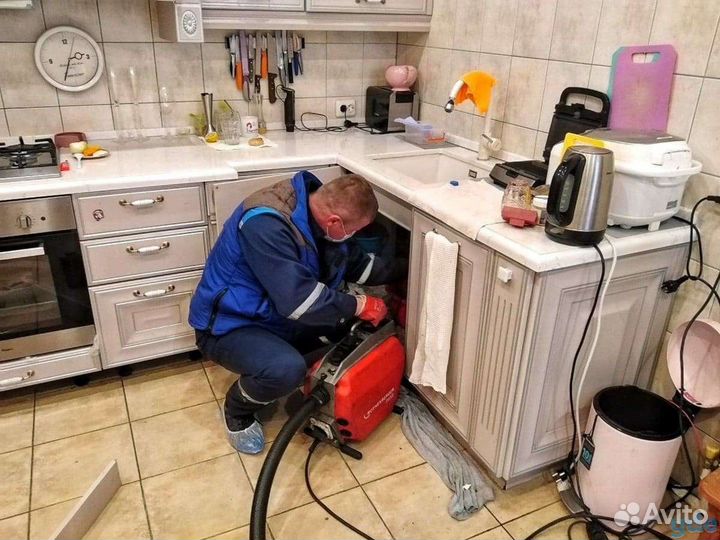 Прочистка канализации устранение засоров телеин