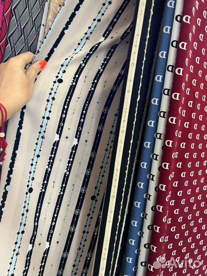 Прадо шёлк принт. Сток. От рулона. По всей РФ