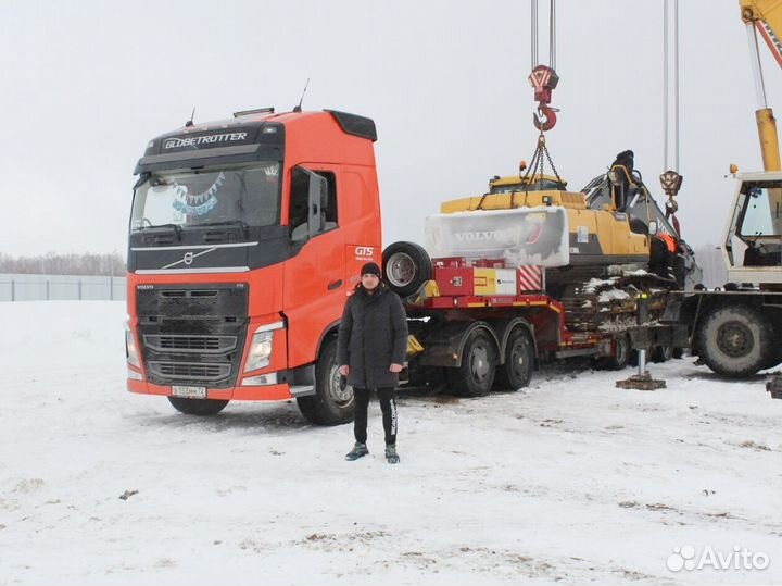 Услуги трала негабаритные перевозки тралом