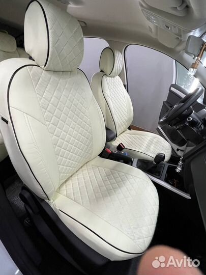 Авточехлы из экокож Ромб Skoda Kodiaq Автопилот