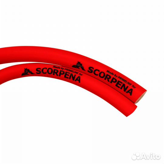 Тяга d18мм Scorpena RED, на отрез 10 см, двухкомпо
