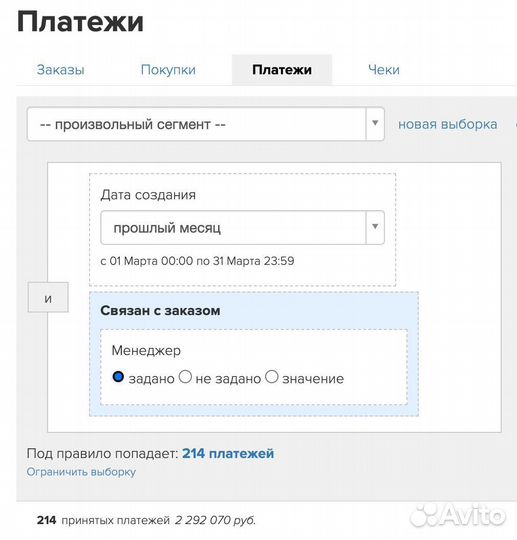 Построение отдела продаж