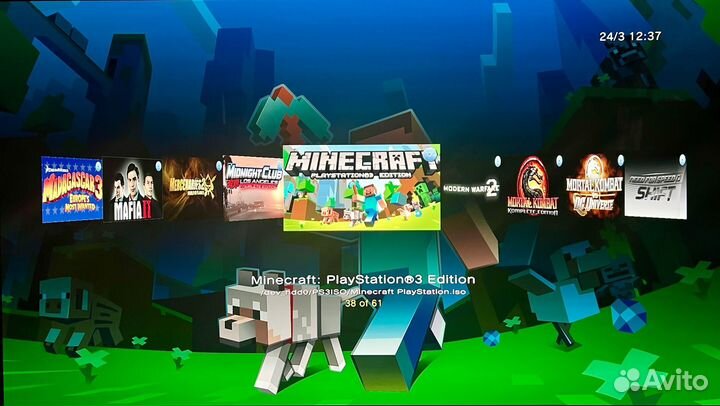 Sony Playstation 3 Slim (Прошита) + 900 Игр