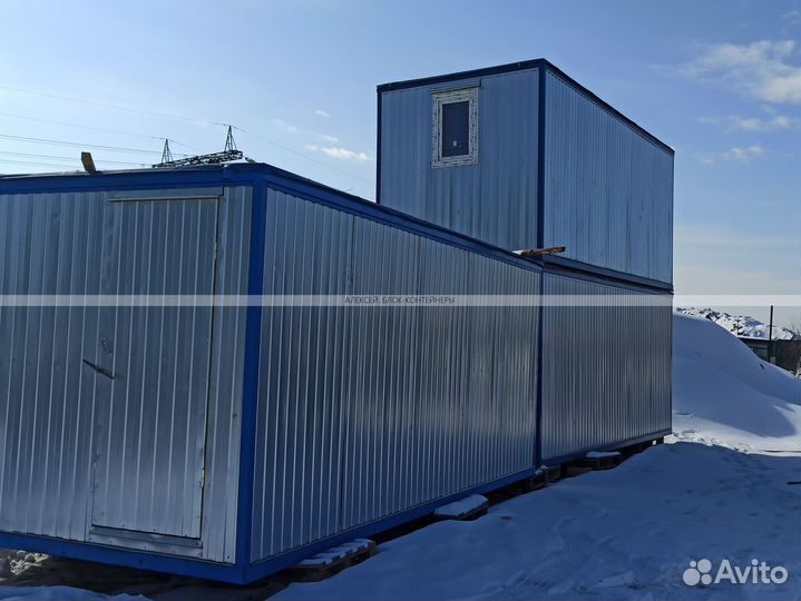 Блок контейнер 6*2,4м для строителей