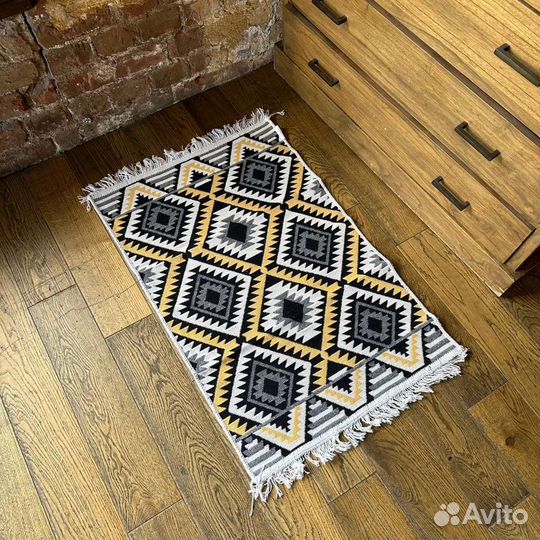 Ковер двухсторонний килим лофт etno бохо сканди