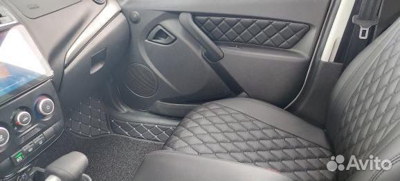 3D коврики из экокожи для LADA Kalina
