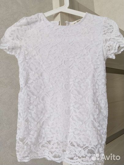 Блузка белая для девочек