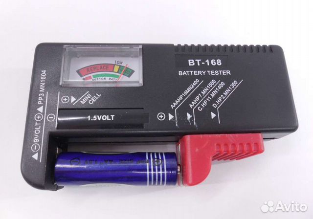 Тестер для батареек
