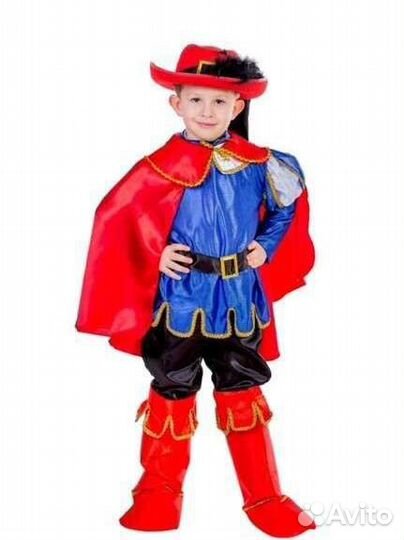 Костюм кот в сапогах (на 6 лет)