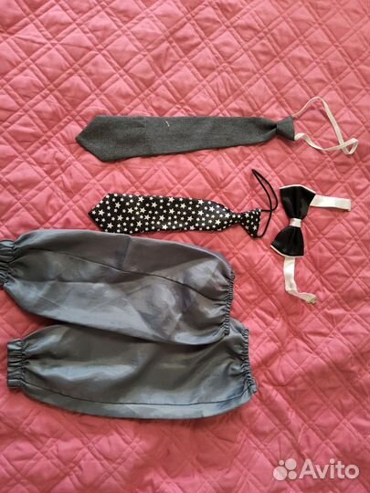 Детские галстуки и нарукавники, пакетом