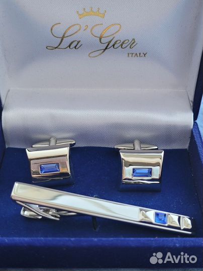 Запонки и зажим для галстука