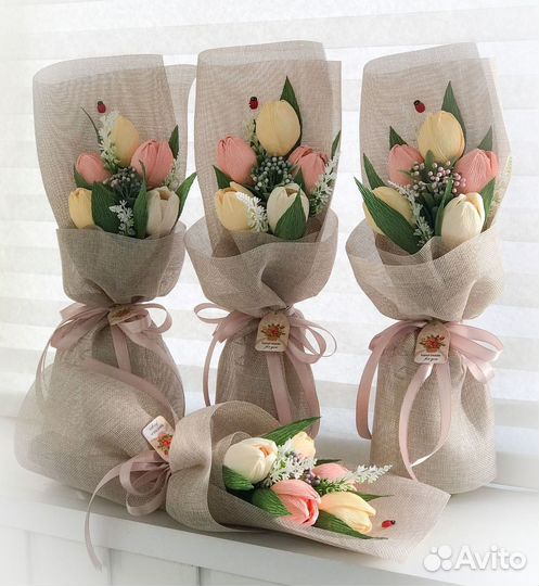 Сладкие букеты из конфет