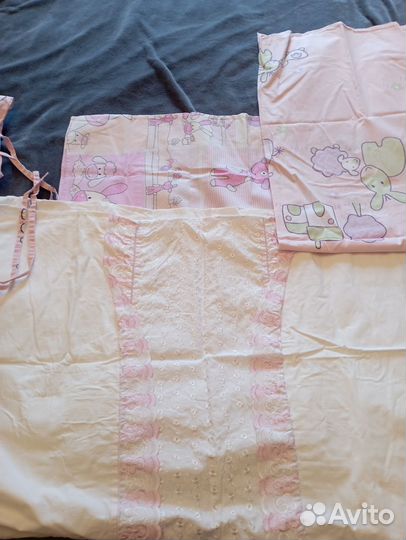 Бортики в детскую кроватку новые