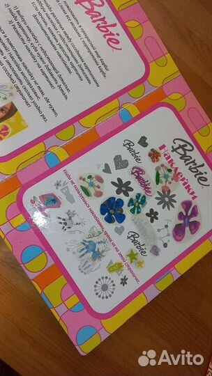 Книжка- мозаика, пазлы для девочек, Barbie