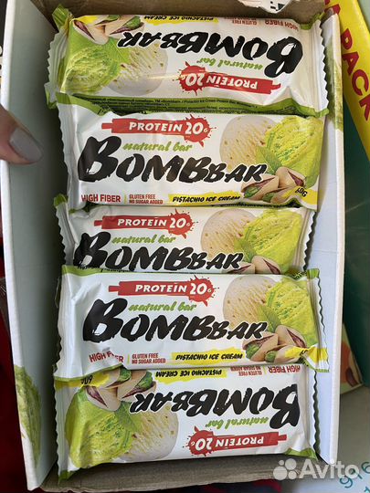 Батончики bombbar chikabar протеиновые